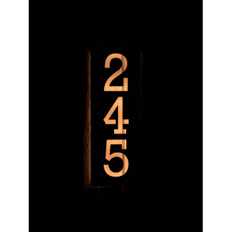 3 Digit Address Sign