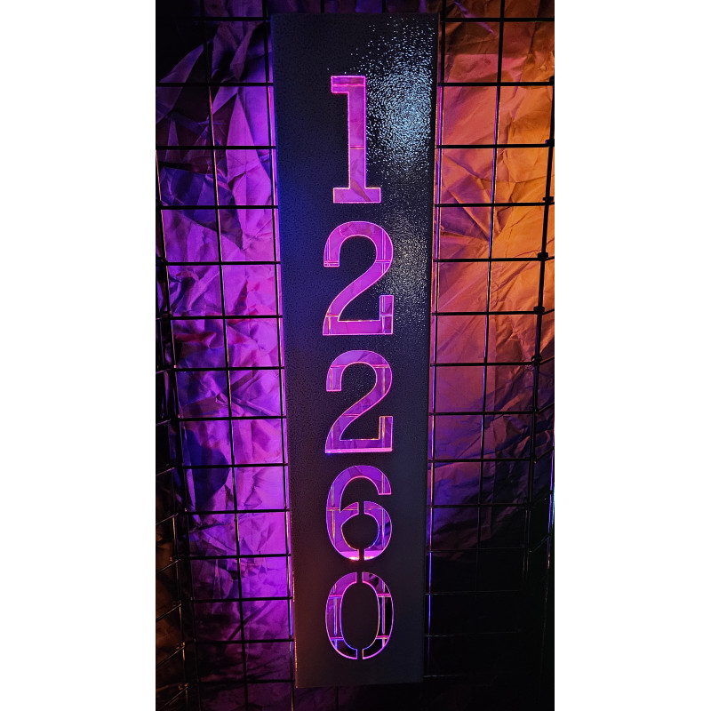 5 Digit Address Sign