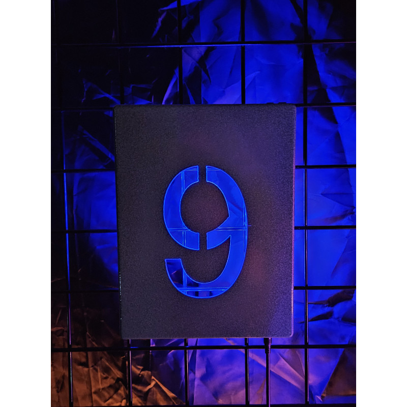 1 Digit Address Sign